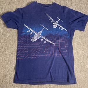 Vintage Blackbird C-141 Starlifter Fighter Jet T-shirt Single Stitch Small